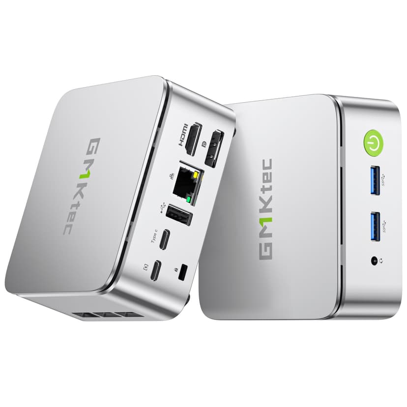 GMKtec Mini PC Ryzen 5 3500U 1TB NVMe SSD 16GB DDR4 2.5GbE NIC LAN Office Home Desktop Computers, HTPC Proxmox, HDMI 2.1, USB-C, DP Triple 4K Display Nucbox G10