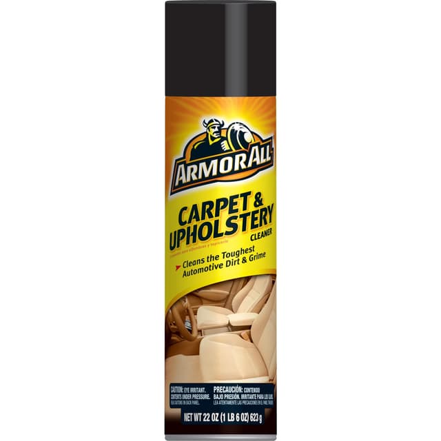 Armor All Fabric and Carpet Cleaner for Cars, Car Upholstery Cleaner Spray, 22 Fl Oz