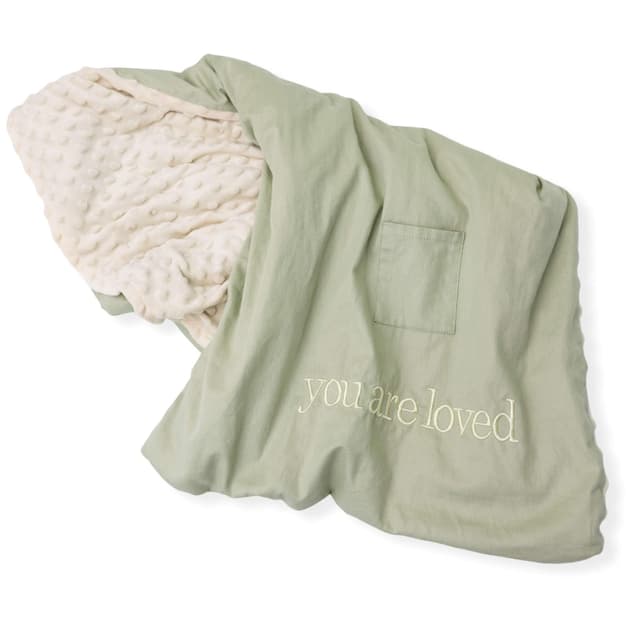 Scout & Soul Weighted Lap Blanket - Calming Support Weighted Lap Pad for Kids - Durable Soft Cotton & Minky Comfort Blanket w/Washable Cover - Perfect Travel-Friendly Kids Bedding Accessories