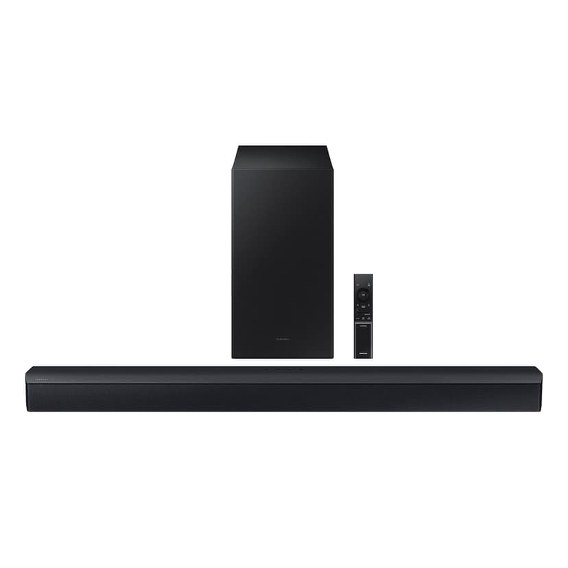 Samsung HW-C450 2.1ch Soundbar w/DTS Virtual X, Subwoofer Included, Bass Boost, Adaptive Sound Lite, Game Mode, Bluetooth, Wireless Surround Sound Compatible