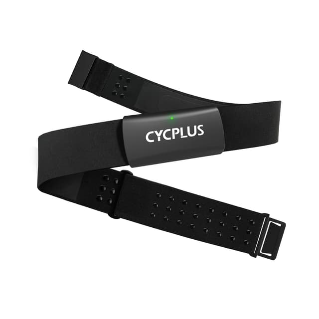 CYCPLUS Heart Rate Monitor Chest Strap H2Pro, Bluetooth ANT+ Heart Rate Monitor Chest Sensor with 500h Battery, IPX7 Waterproof and Dustproof, HRM Works with Strava/CYCPLUS App