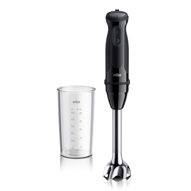 Braun MQ50001M Vario Hand Blender – 21-Speed Handheld Immersion Blender with PowerBell VPlus, TurboBoost & EasyClick Systems, Stainless Steel Blades, SplashControl, 500W, Hand Blenders for Smoothies