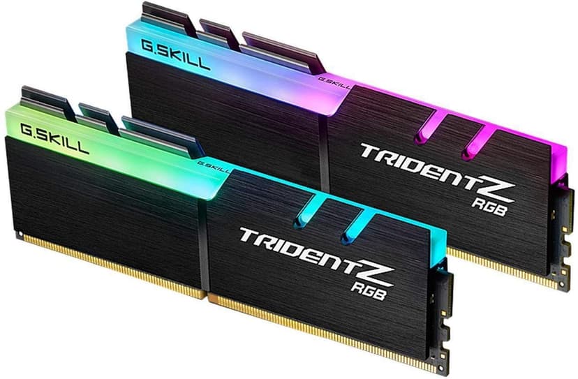 G.SKILL Trident Z RGB Series DDR4 RAM (XMP) 32GB (2x16GB) 3600MT/s CL18-22-22-42 1.35V Intel AMD Desktop Computer Memory U-DIMM (F4-3600C18D-32GTZR)