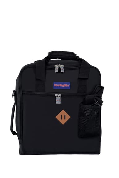 16" Personal item Under Seat Duffel Bag for Allegiant Airlines (BLACK)