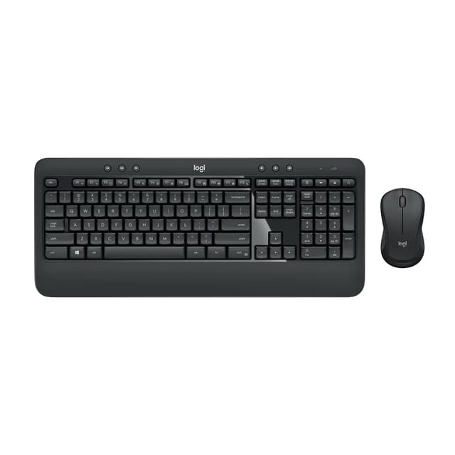 Logitech MK540 Advanced Wireless Keyboard and Mouse Combo for Windows, 2.4 GHz Unifying USB-Receiver, Multimedia Hotkeys, 3-Year Battery Life, for PC, Laptop