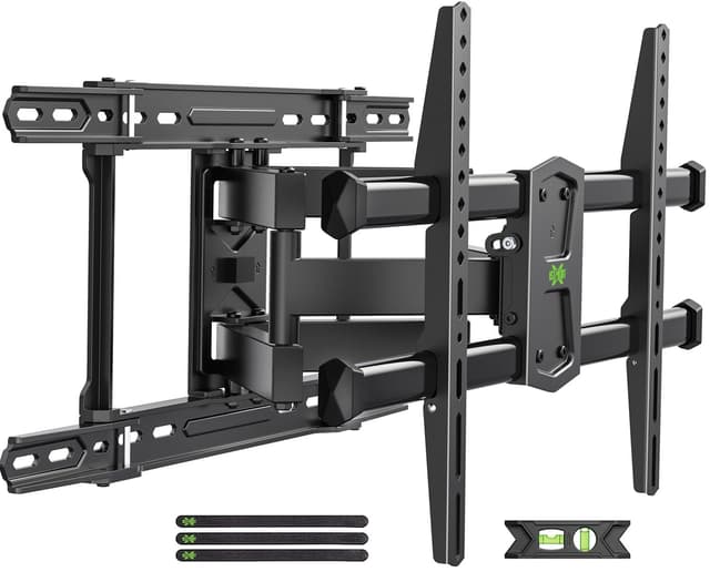 USX MOUNT UL Listed TV Wall Mount for 42"-84" TVs up to 110lbs and 8"-24" Wood Studs, TV Mount with Tilt, Swivel & Extension, Wall Mounts Bracket with Dual Articulating Arms, Max VESA 600x400mm