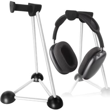 Headphone Stand, Desktop Headset Holder, Desk Earphone Stand, Gaming Headsets, for SteelSeries/Logitech/HyperX/Sony/Beats/Sennheiser/Anker/Xbox, and All Headphones.(Red) (Black)