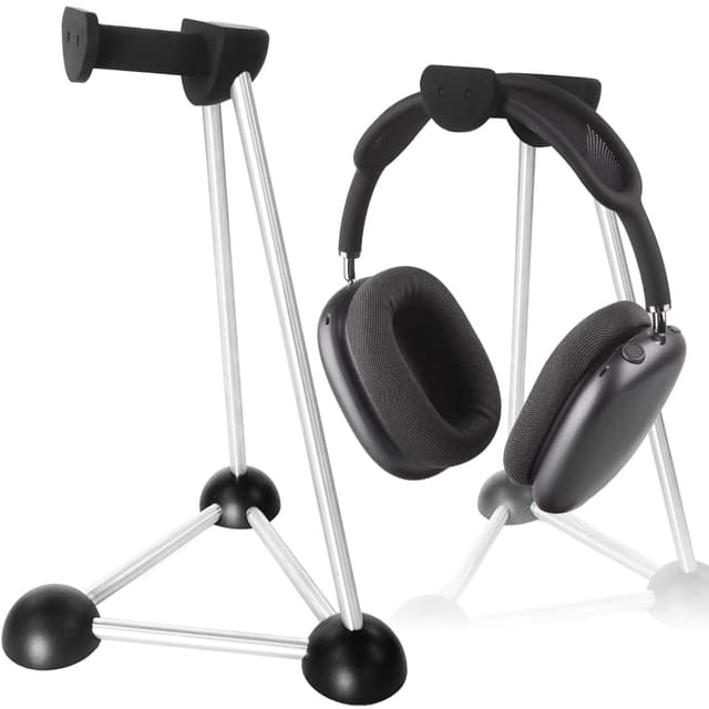 Headphone Stand, Desktop Headset Holder, Desk Earphone Stand, Gaming Headsets, for SteelSeries/Logitech/HyperX/Sony/Beats/Sennheiser/Anker/Xbox, and All Headphones.(Red) (Black)