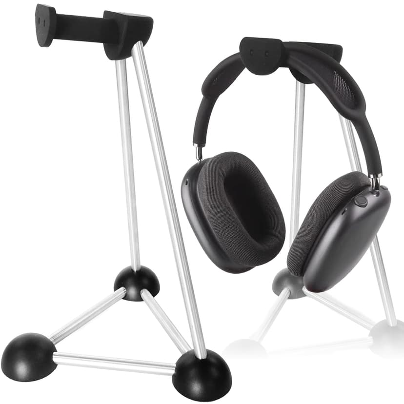 Headphone Stand, Desktop Headset Holder, Desk Earphone Stand, Gaming Headsets, for SteelSeries/Logitech/HyperX/Sony/Beats/Sennheiser/Anker/Xbox, and All Headphones.(Red) (Black)