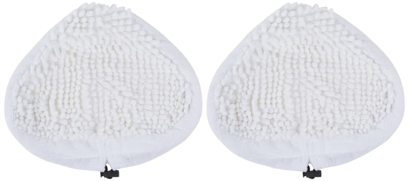 Dirt Devil Shaggy Steam Mop Replacement Pads, Pack of 2, White, For Sealed Hard Floors like Laminate, Tile, Hardwoods and More, Mopping Pad Replacement for Use with Dirt Devil Steam Mop