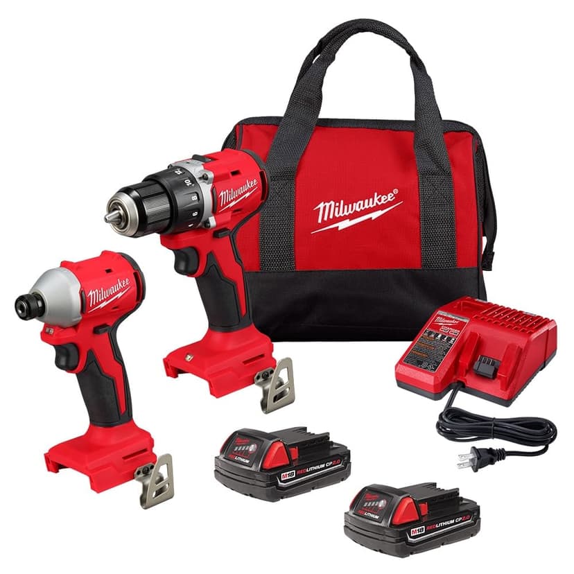 Milwaukee Electric - M18TRADE Compact BRUSHLESS 2-Tool Combo KIT