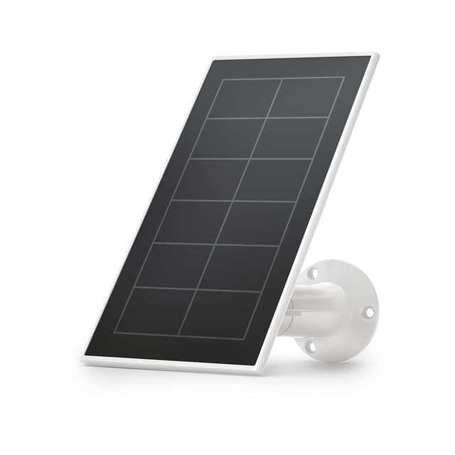 Arlo Solar Panel Charger (2021 Released) - Certified Accessory - Works with Arlo Pro 5S 2K, Pro 4, Pro 3, Floodlight, Ultra 2, and Ultra Cameras, Weather Resistant, Easy Install, White