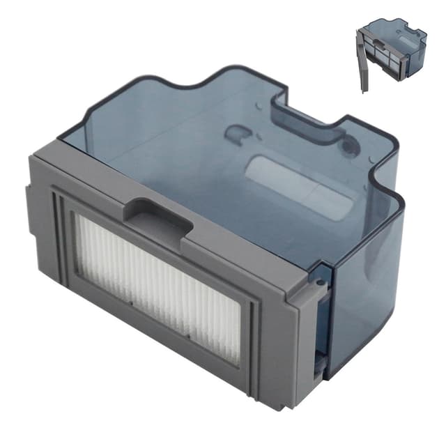 Usoway Robot Vacuum Replacements Parts Fit For Lefant M210/M213/M210b, For Okp K2 K2p K3 K4 K5 L1 K2p Robot Vacuum Cleaner, Vacuum Dust Pan, Side Sweep Edge Brush HEPA Filter (Dustbin-1pc), JCH-1546