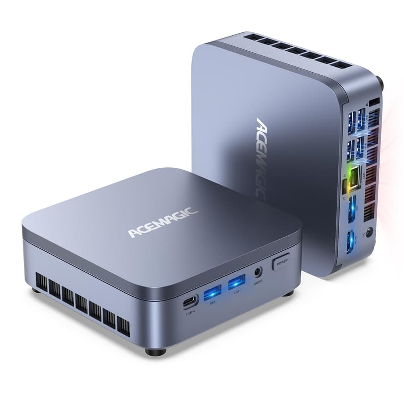 ACEMAGIC M5 Mini PC Core i9-14900HX(24C/32T, up to 5.8GHz), 32GB DDR4 1TB NVMe PCIe4.0 SSD Mini Computers, Pre Win11Pro BT5.2 WiFi6 HDMI Desktop, Support Triple 4K Display/Casual Gaming/Office/Home