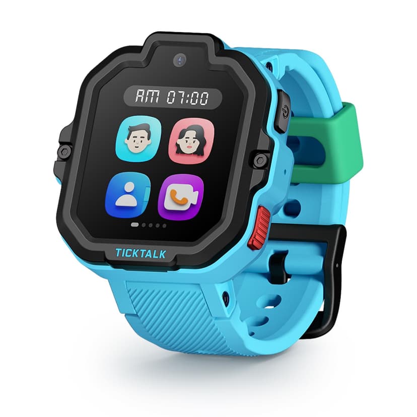 TickTalk 5 Kids Smart Watch with GPS Tracker, Voice & Video Calling, Texts, SOS & Parental Controls | Safe 4G LTE Smartwatch with Free Music, Reminders & School Mode for Boys & Girls Ages 3-12