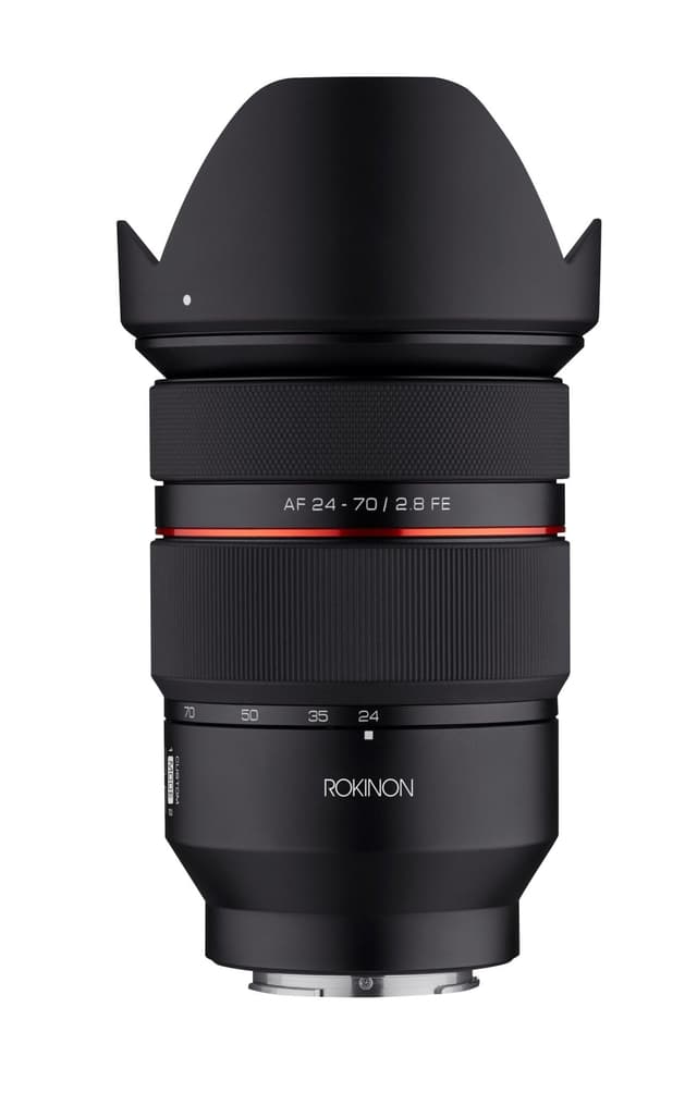 Rokinon 24-70mm F2.8 AF Zoom Lens for Sony E – Full Frame, Par-Focal, Fast Autofocus, Weather Sealed, UMC Coated, Cinematic Video Ready, Silent Operation, Manual Control Support, Custom Switch