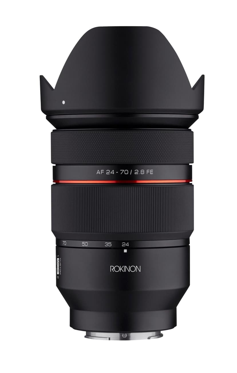 Rokinon 24-70mm F2.8 AF Zoom Lens for Sony E – Full Frame, Par-Focal, Fast Autofocus, Weather Sealed, UMC Coated, Cinematic Video Ready, Silent Operation, Manual Control Support, Custom Switch