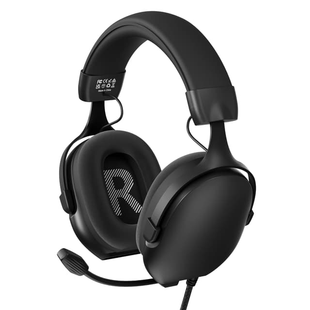 CASLSI Gaming Headsets with Mic,7.1 Surround Sound Gmaing Headphones with Noise Cancelling Microphone for Xbox,PS4,PS5,Switch,PC,50MM Dynamic Drivers, 3.5MM Audio Jack-Black