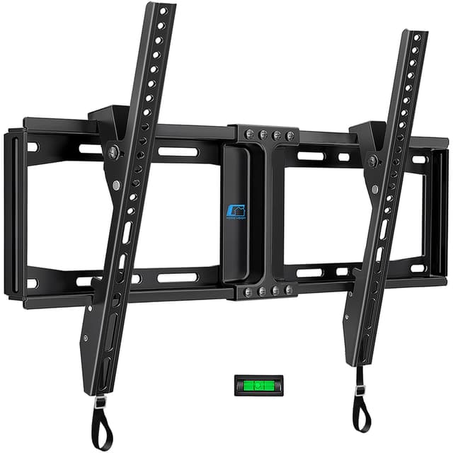 HOME VISION Heavy Duty Tilt TV Wall Mount Bracket for 32-86 Inch Flat/Curved TVs, 165Lbs Capacity, Max VESA 600x400mm, Fits 12/16/24 Inch Studs, Low Profile, Universal, HV9601