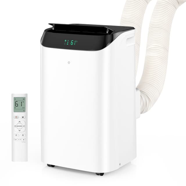 16,000 BTU Inverter Portable Air Conditioner with Remote, Free Stand Cooling Portable AC Unit for Room up to 800 sq.ft, with Dehumidifier & Fan,Dual Hose,Windows Kit,Quiet Sleep Mode(45dB)