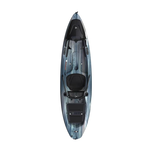 Pelican Seek 100XP - Sit on top Fishing Angler Kayak - Forest Mist - Twin-Arched Multi-Chine Hull - Lightweight - 10 ft