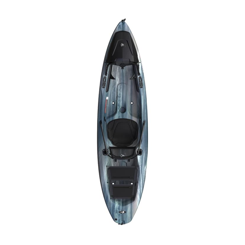 Pelican Seek 100XP - Sit on top Fishing Angler Kayak - Forest Mist - Twin-Arched Multi-Chine Hull - Lightweight - 10 ft