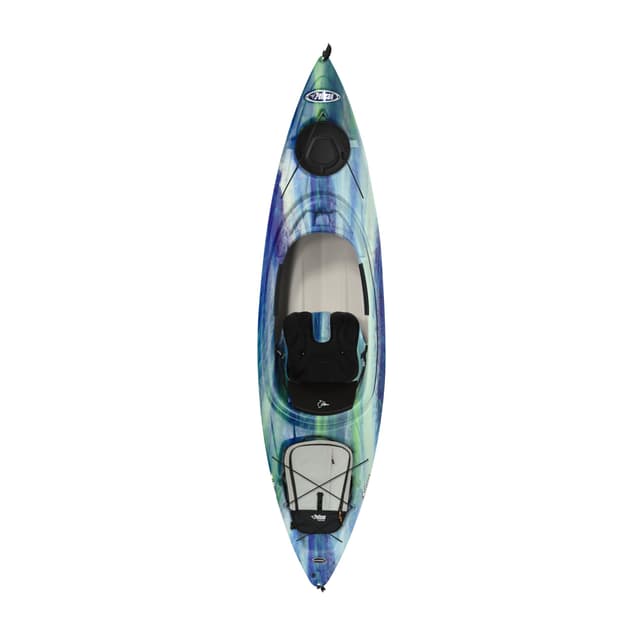 Pelican Argo 100X EXO - Recreational Sit in Kayak - Blue Coral - Lightweight Patented Ram-X™ Material - Ergobreeze™ Seating System - 10 ft