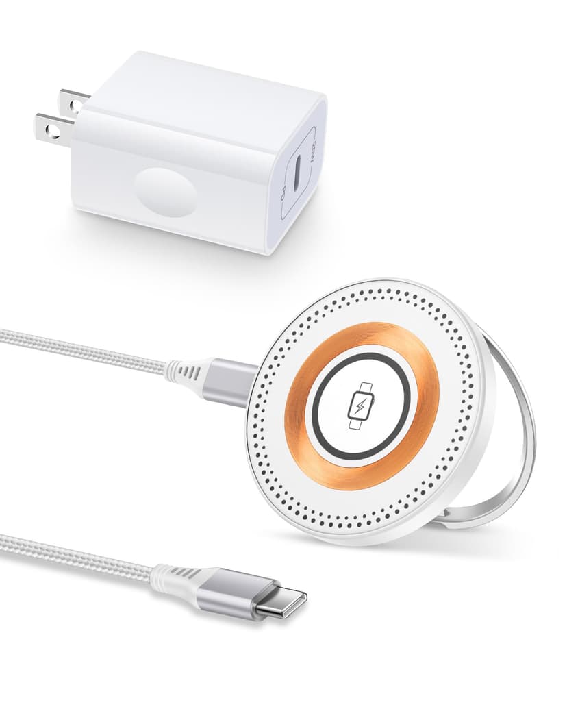 Magsafe Charger for iPhone 17, Magnetic Wireless Charger Fast Charging Pad for iPhone 17 Pro Max, 17Pro Air 16Pro Max 16 15 14, Apple Watch Airpods, Mag Safe Charging Station with Stand & USB-C Block