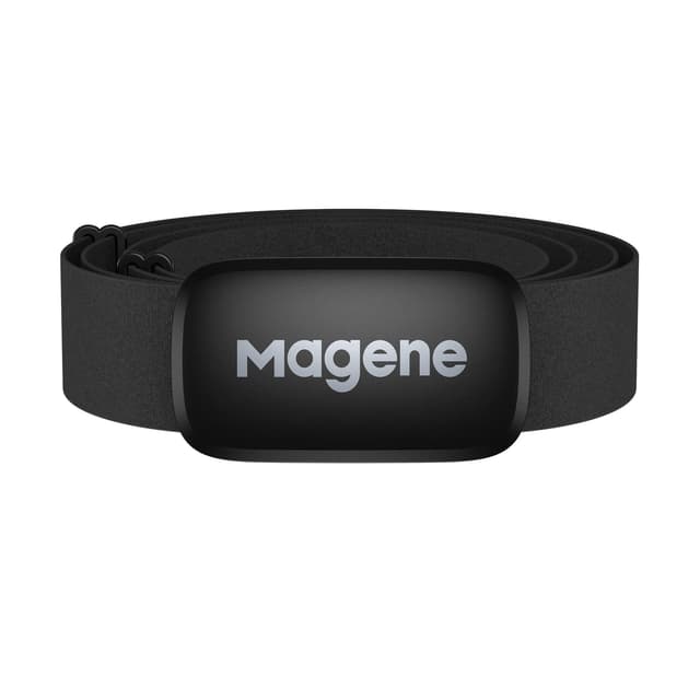 Magene H64 Heart Rate Monitor, Heart Rate Sensor Chest Strap, Protocol ANT+/Bluetooth, Compatible with iOS/Android APPs (New H64)