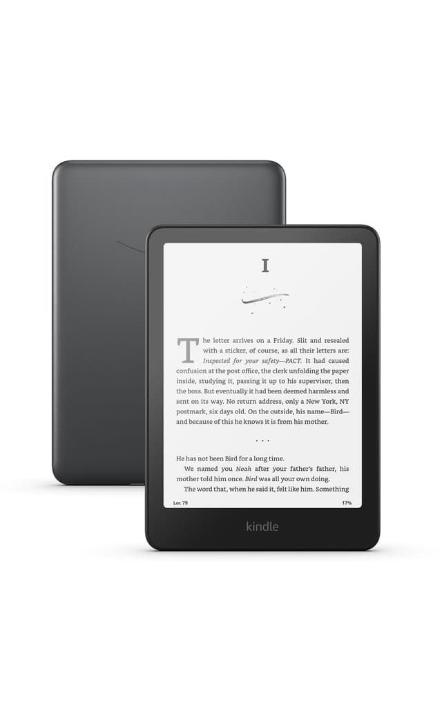 Amazon Kindle Paperwhite Signature Edition 32GB (newest model) – 20% faster with auto-adjusting front light, wireless charging, and weeks of battery life – Metallic Black