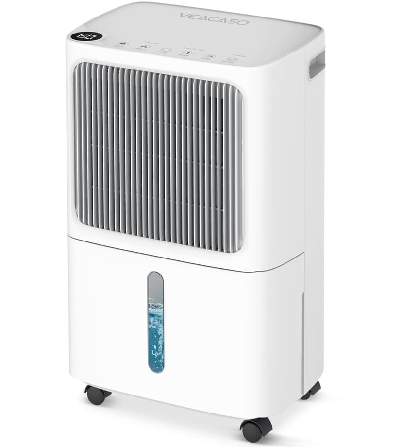 2500 Sq.Ft Dehumidifier for Basement with Drain Hose Max 34 Pints, Dehumidifiers for Home,Bathroom,Large Room, Bedroom, Three Modes, Intelligent Humidity Control, Dry Clothes, 24HR Timer