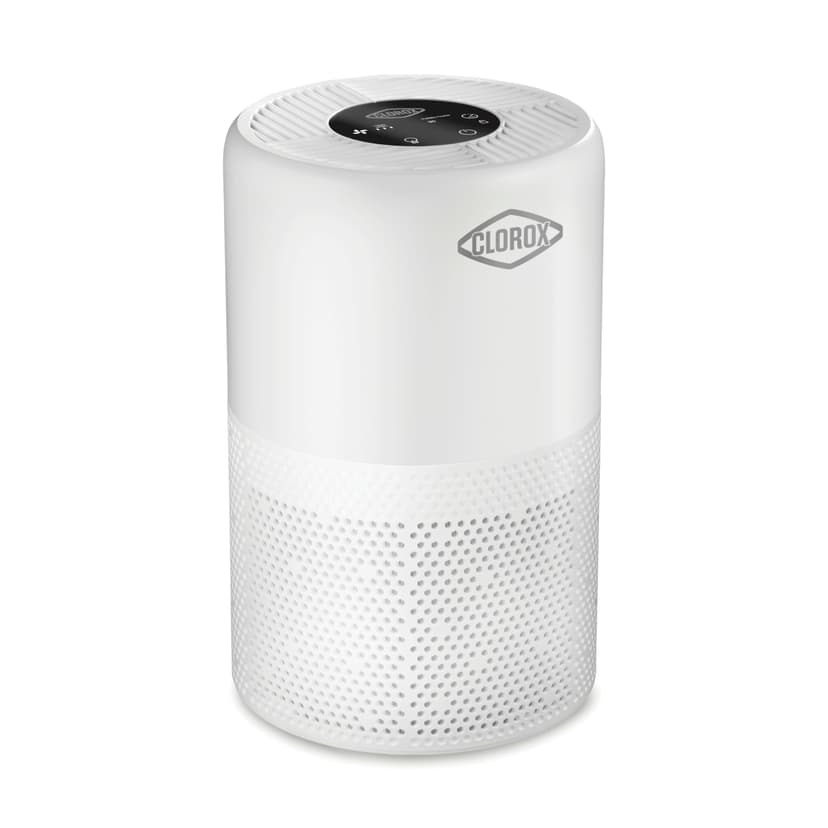 Clorox Turbo Air Purifiers for Home, True HEPA Filter, Quickly Cleans Medium Rooms Up to 1,000 Sq Ft, Reduces 99.9% of Mold, Viruses, Wildfire Smoke, Allergens, Pet Allergies, Dust, Whisper Quiet