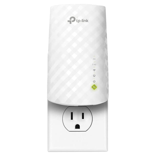 TP-Link AC750 WiFi Range Extender - Dual Band Cloud App Control Up to 750Mbps, One Button Setup Repeater, Internet Booster, Access Point Smart Home & Alexa Devices (RE220) (Renewed)