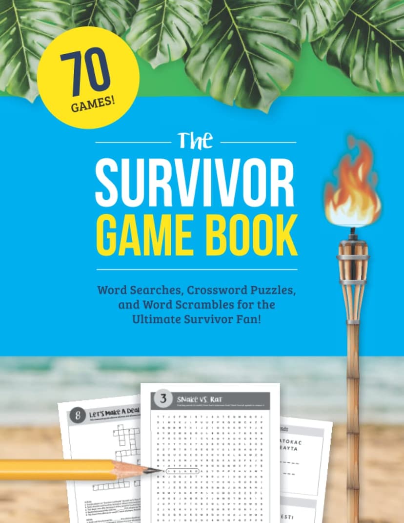 The Survivor Game Book: Word Searches, Crossword Puzzles, and Word Scrambles for the Ultimate Fan of the TV Show!