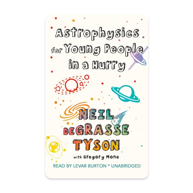 YOTO Astrophysics for Young People in a Hurry - Kids Audio Card for Use with Player & Mini All–in–1 Audio Player, Educational & Screen–Free Listening with Fun Playtime, Bedtime & Travel, Ages 8+