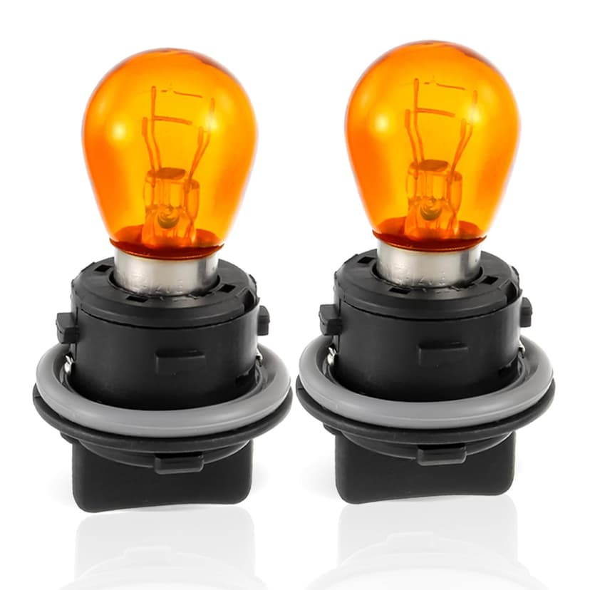 HUAREW 92166-3K000 Front Turn Signal Lamp Socket with Bulb, Fit for 2012-2019 Kia Soul Sport age Forte, 2014-2017 Hyundai Sonata Elantra, Headlight Turn Signal Lamp Holder witn Bulbs (1 Pair)