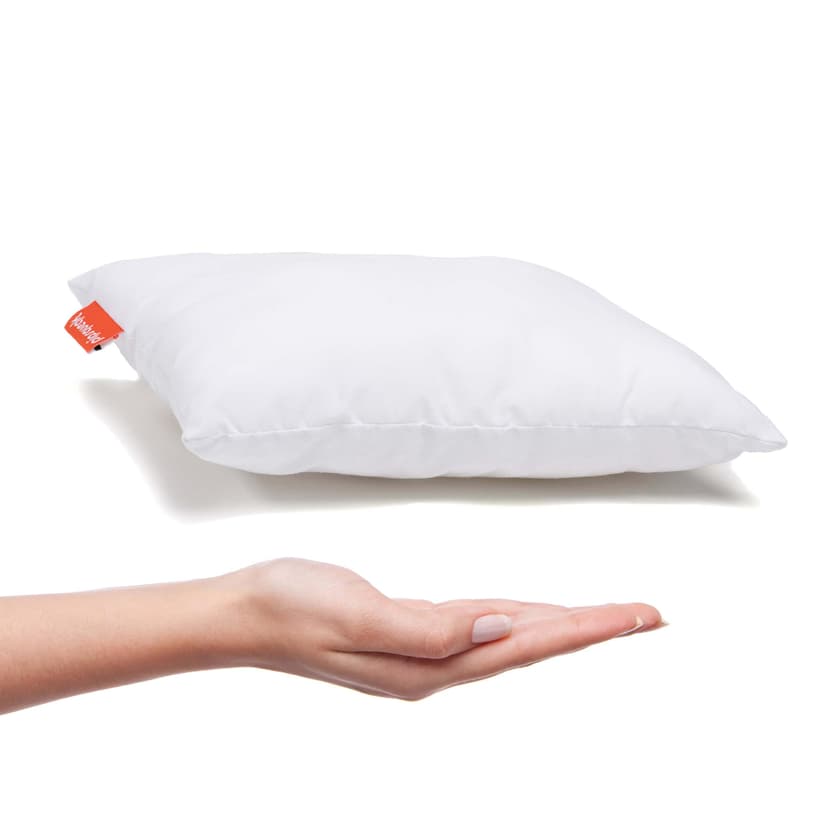Pipsqueak Microfiber Pillow - Small, Mini, Tiny - 11 x 7 in - Perfect for Travel, Cars, Airplanes, Camping, Dogs, Toddlers, Kids, Lumbar, Knees and Neck - Ages 2 Yrs and Up