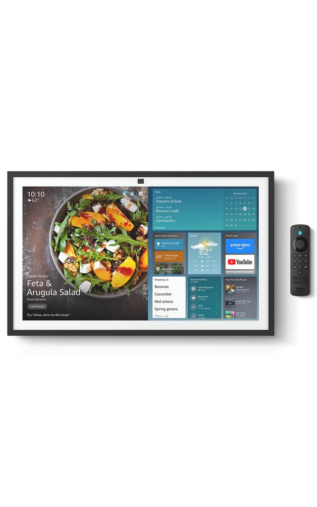 Amazon Echo Show 21 (newest model), Full HD 21" kitchen hub for home organization, with built-in Fire TV, Designed for Alexa+