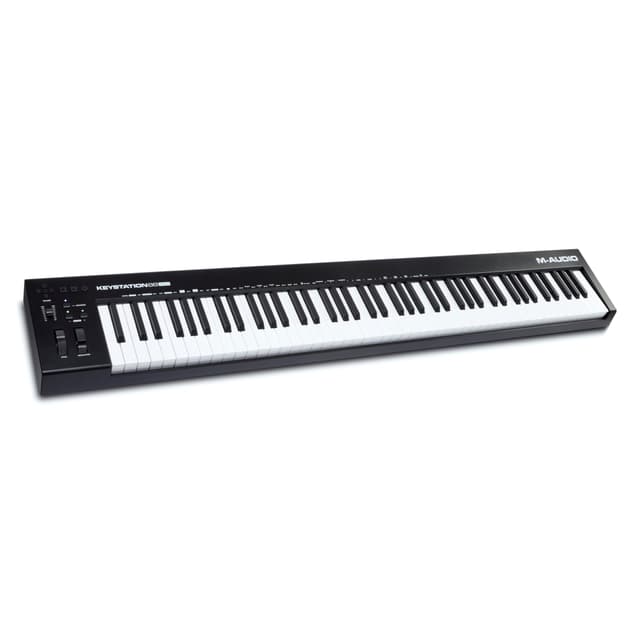 M-AUDIO Keystation 88 MK3 88 Key Semi Weighted MIDI Keyboard Controller for Complete Command of Virtual Synthesizers and DAW parameters