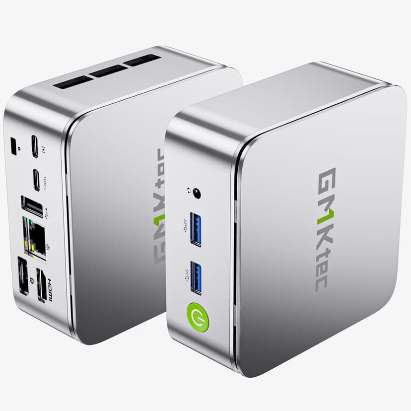 GMKtec Mini PC Ryzen 5 3500U (Beats N150/N97), 16GB RAM 512 SSD, 2.5GbE LAN Desktop Computer Office Home Business HTPC Proxmox, Triple 4K Display, HDMI 2.1, WiFi, BT, USB-C, DP