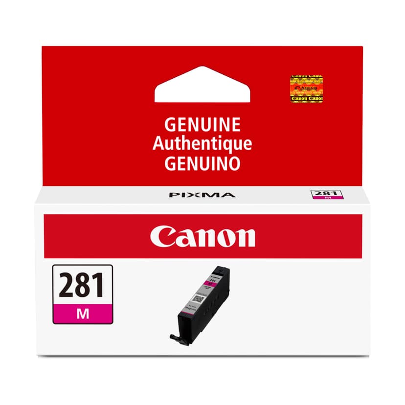 Canon CLI-281 Genuine Magenta Ink Tank, Compatible with TR8520, TS9120,TS8120, TS6120, TS9521C/a, TS9520/a, TS8220, TS6220, TS8320, TS6320, TS702/a, and TR8620/a Series Printers