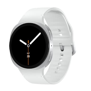 Samsung Galaxy Watch 8 (2025) 44mm Bluetooth Smartwatch, Cushion Design, Fitness Tracker, Sleep Coaching, Running Coach, Energy Score, Heart Rate Tracking, Silver [US Version, 2 Yr Warranty]
