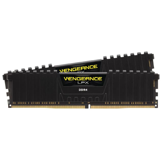 CORSAIR Vengeance LPX DDR4 RAM 32GB (2x16GB) 3200MHz CL16-20-20-38 1.35V Intel AMD Desktop Computer Memory - Black (CMK32GX4M2E3200C16)