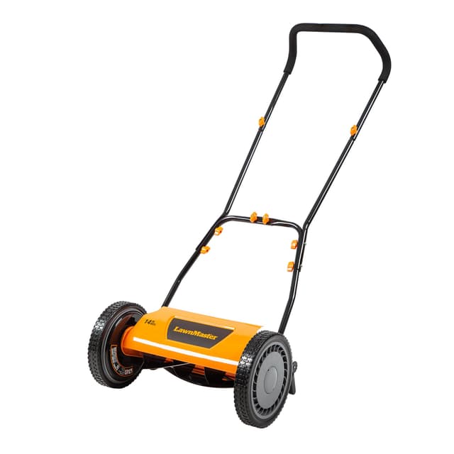 LawnMaster LMRM1401 Push Reel Lawn Mower 14-Inch 5-Blade