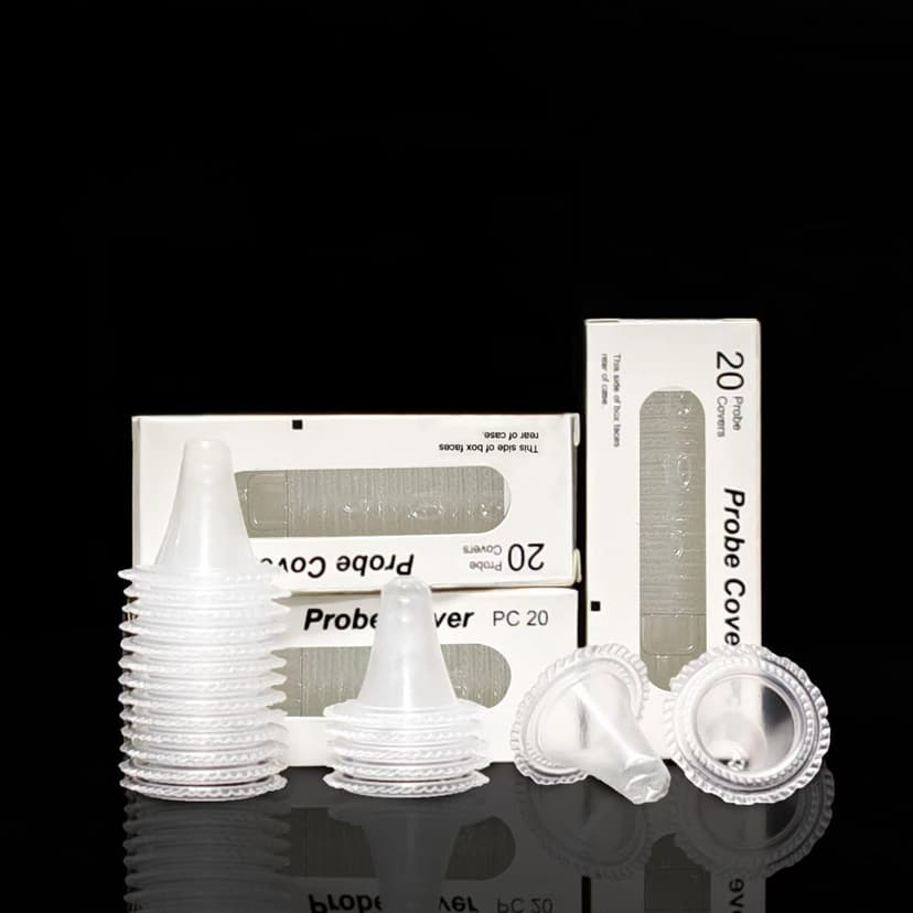 500pcs-Probe Covers Thermometer Ear Thermometer Refill Caps/Lens Filters for All Braun Thermometer Models and Other Types of Digital Thermometers Disposable