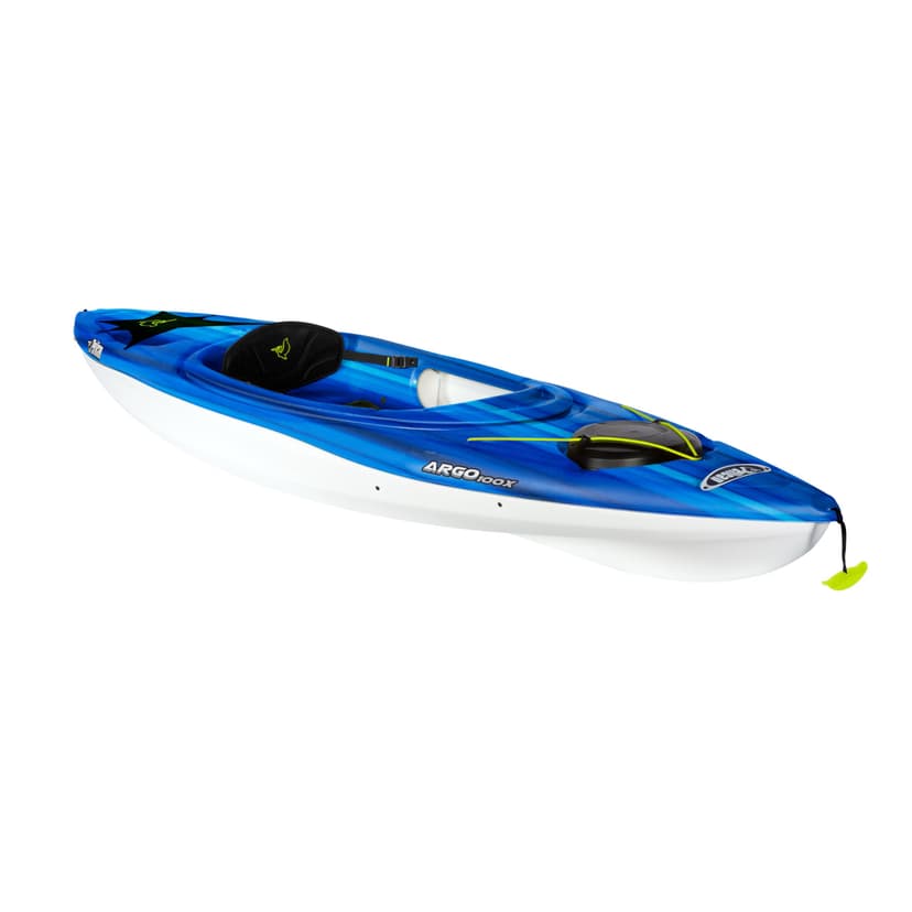 Pelican Argo 100X - Recreational Sit-in Kayak - 10 ft - Fade Deep Blue/White