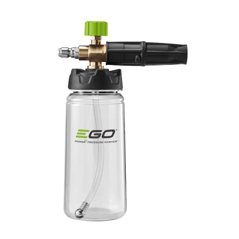 EGO Power+ Premium Brass Foam Cannon with Foam Control Knob and Nozzle Adjustment, Compatible with 3200PSI Pressure Washer HPW3200/HPW3204-2 - AFC3200