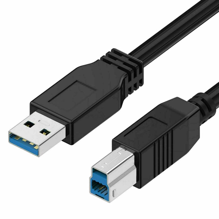 USB3.0 PC/Mac Data Transfer Sync SuperSpeed Cable Cord for Epson Workforce ES-400 ES-500W Color Duplex Document Scanner
