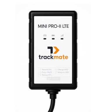 TrackmateGPS Mini PRO II LTE 4G GPS Tracker for Vehicles, Motorcycles, Trucks, Trailers, w/Remote Killswitch, Real-Time Tracking, Compact Weatherproof Car Tracker, Hardwired, Easy Setup, No Contract
