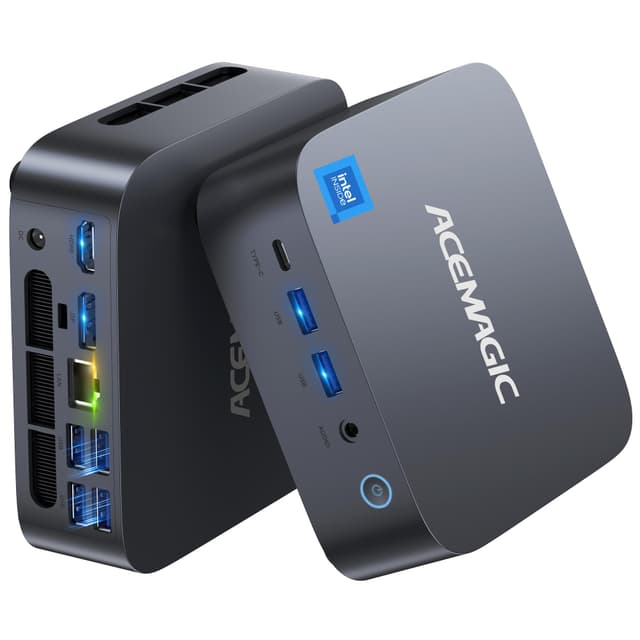ACEMAGIC Mini Gaming PC, Intel Cere i9 13900HK 32GB RAM 1TB SSD (14C/20T) up to 5.4GHz USB4/HDMI/DP/Wifi 6E 2.5G LAN,Mini PC Windows 11 pro Small Computers Desktop Beat i9 12900HK/7840HS/6800H
